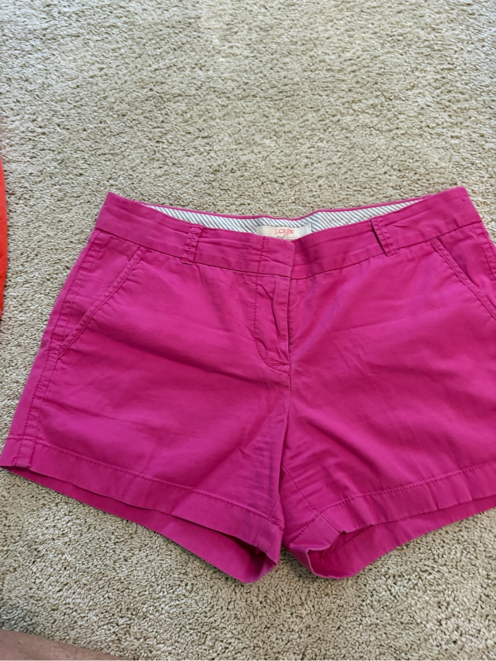 J Crew Bright Pink Women's Cotton Shorts